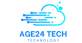 blue cloud flat technology free logo (1)